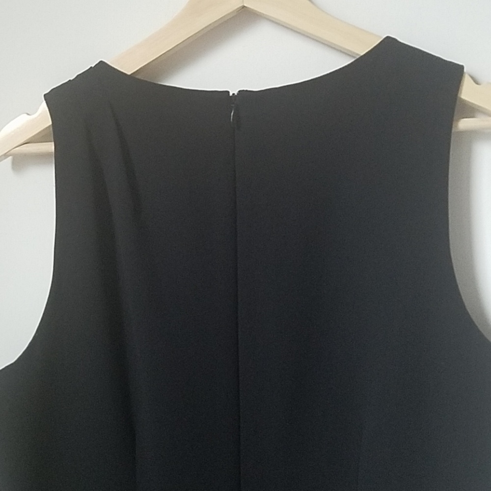 NWOT Raoul Black Asymmetrical Neck Sheath Dress - Picture 6 of 8